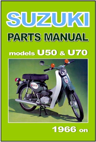 Suzuki parts manual u70 - u70, &