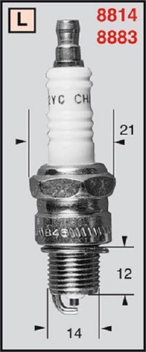 Champion spark plug - plug, for